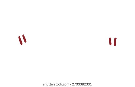 Elemento de símbolo de cómic de cita simple