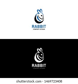 Simple Rabbit Logo Design Template