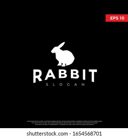 simple rabbit logo. modern icon, template design