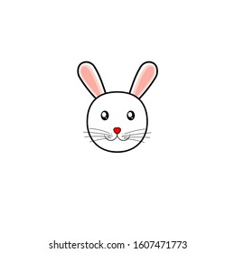 Simple Rabbit vector Illustration for template design, simply Rabbit wallpaper