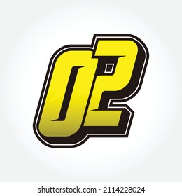 Simple Racing Start Number 02 Vector Template