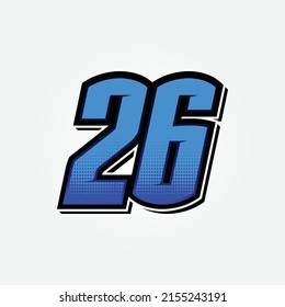 25 Simple start racing number 26 Images, Stock Photos & Vectors ...