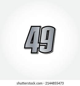 Plantilla de 49 vectores de inicio de carreras simple