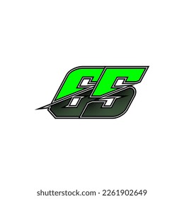 Simple Racing Start Number 65 Vector Template