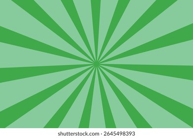 Simple Radial Line Background Green