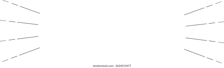 Simple Radial Speed Lines Illustration