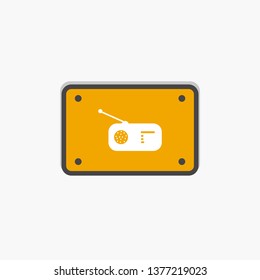 simple radio icon