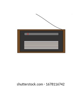 simple radio image designs from the past that still use wood