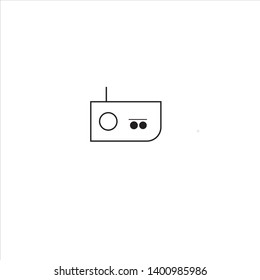 
simple radio / speaker design icon