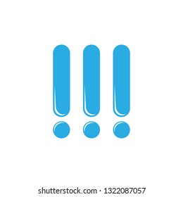 simple rain drops water shine logo vector