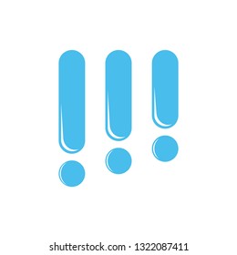 simple rain drops water shine logo vector