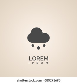 simple rain icon