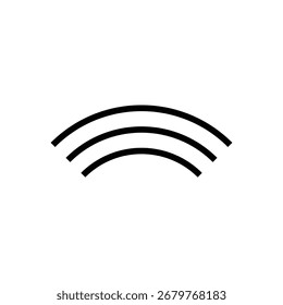 Elemento de trazo de contorno de arco iris simple