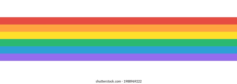 Simple rainbow seamless LGBT pride month tape