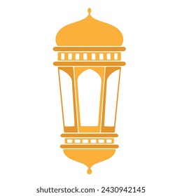 Simple Ramadan Lantern Flat Design