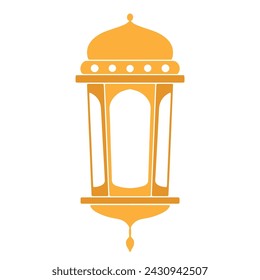 Simple Ramadan Lantern Flat Design