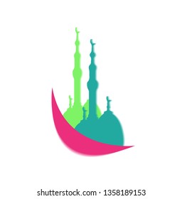 simple ramadhan kareem vector template with design modern design