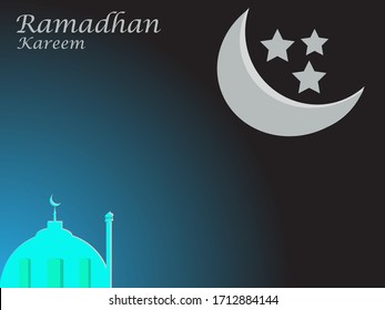 a simple Ramadhan themed background in the fasting month