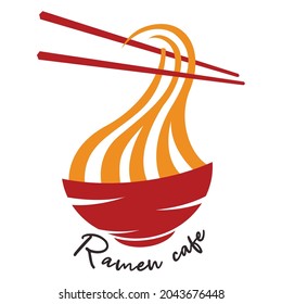 Ein einfaches Ramen-Logo, Nudellogo 