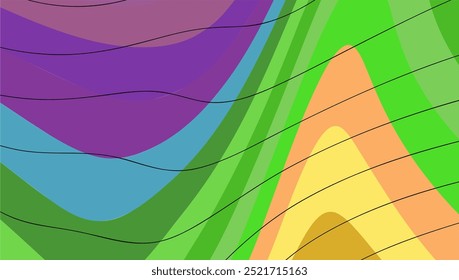 Simple random colored marble background, wavy texture background, cheerful colored marble background