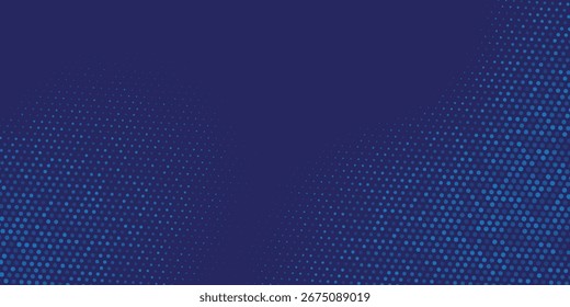 simple random halftone blue color pattern gradient texture. vector art