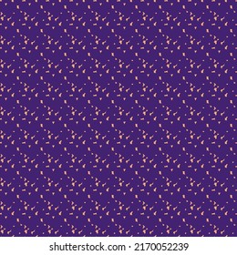 Simple random vector geometric seamless pattern. Violet background