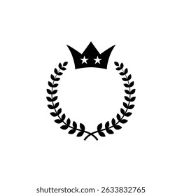 Simple ranking medal decorative frame illustration