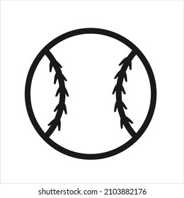 icono de béisbol simple y raro