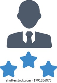 Simple rating icon (Vector illustration)
