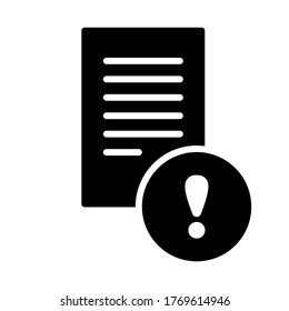 Simple "read instructions" vector icon. 