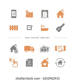 SIMPLE REAL ESTATE ICON SET