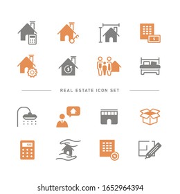 SIMPLE REAL ESTATE ICON SET