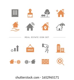 SIMPLE REAL ESTATE ICON SET