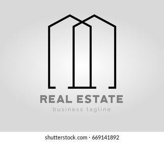 Simple Real Estate Logo