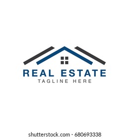 Simple real estate logo