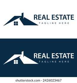 Simple real estate logo architecture vector house building logo design building template illustration