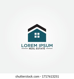 Simple Real Estate Logo Design