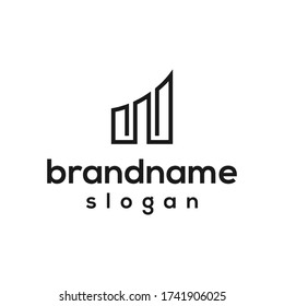 vector de diseño de logotipo inmobiliario simple