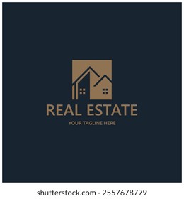 simple real estate logo design,building,skyscraper,property business,apartment,architecture vector