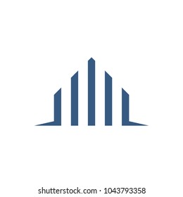 Simple Real Estate Logo Icon Design Template
