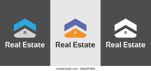 logotipo inmobiliario simple icono categoría inmobiliaria pero también en construcción, arquitectura y otros usos relacionados. ilustración vectorial