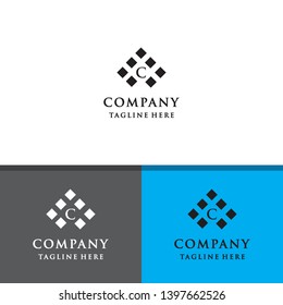 Simple Real Estate Logo Vector Template - Vector