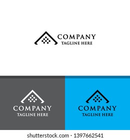 Simple Real Estate Logo Vector Template - Vector