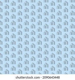 Simple real estate pattern design and background art
