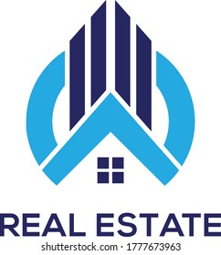 
Simple Real Estate Properties Logo Template