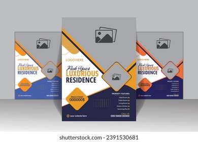 simple real estate sale advertising post design