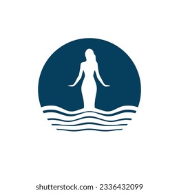 simple recreational wellness lifestyle club logo vector illustration template design