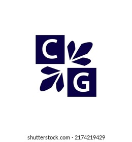 Simple rectangle and modern CG letter art, symbol, logo design for your company and business
