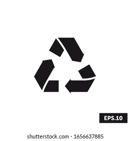 Simple Recycle icon, Simple Recycle sign/symbol vector