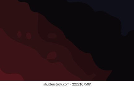 Simple red abstract background. Various shapes and unique composition. Suitable for poster and banner